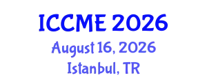 International Conference on Chemical and Molecular Engineering (ICCME) August 16, 2026 - Istanbul, Turkey
