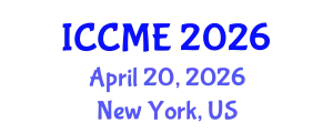 International Conference on Chemical and Molecular Engineering (ICCME) April 20, 2026 - New York, United States