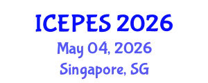 International Conference on Electrical Power and Energy Systems (ICEPES) May 04, 2026 - Singapore, Singapore