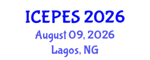 International Conference on Electrical Power and Energy Systems (ICEPES) August 09, 2026 - Lagos, Nigeria