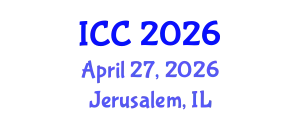 International Conference on Chemistry (ICC) April 27, 2026 - Jerusalem, Israel