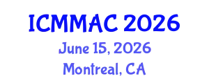 International Conference on Mathematical Modeling, Analysis and Computation (ICMMAC) June 15, 2026 - Montreal, Canada
