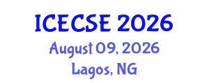 International Conference on Electrical, Computer and Systems Engineering (ICECSE) August 09, 2026 - Lagos, Nigeria