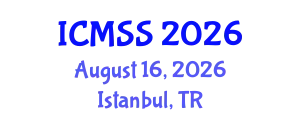 International Conference on Mathematical and Statistical Sciences (ICMSS) August 16, 2026 - Istanbul, Turkey