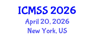 International Conference on Mathematical and Statistical Sciences (ICMSS) April 20, 2026 - New York, United States