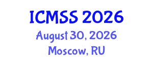 International Conference on Mathematical and Statistical Sciences (ICMSS) August 30, 2026 - Moscow, Russia