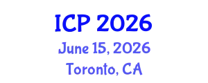 International Conference on Physics (ICP) June 15, 2026 - Toronto, Canada