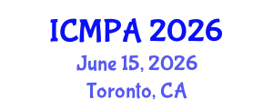 International Conference on Mathematical Physics and Applications (ICMPA) June 15, 2026 - Toronto, Canada