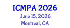 International Conference on Mathematical Physics and Applications (ICMPA) June 15, 2026 - Montreal, Canada
