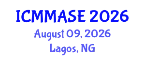International Conference on Mathematical Methods and Applications in Science and Engineering (ICMMASE) August 09, 2026 - Lagos, Nigeria