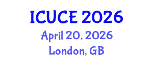 International Conference on Urban and Civil Engineering (ICUCE) April 20, 2026 - London, United Kingdom