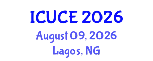 International Conference on Urban and Civil Engineering (ICUCE) August 09, 2026 - Lagos, Nigeria