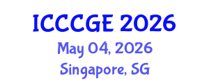 International Conference on Civil, Construction and Geological Engineering (ICCCGE) May 04, 2026 - Singapore, Singapore