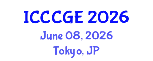 International Conference on Civil, Construction and Geological Engineering (ICCCGE) June 08, 2026 - Tokyo, Japan