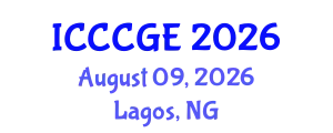 International Conference on Civil, Construction and Geological Engineering (ICCCGE) August 09, 2026 - Lagos, Nigeria