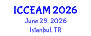 International Conference on Civil Engineering and Applied Mechanics (ICCEAM) June 29, 2026 - Istanbul, Turkey