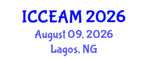 International Conference on Civil Engineering and Applied Mechanics (ICCEAM) August 09, 2026 - Lagos, Nigeria