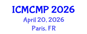 International Conference on Mathematical and Computational Methods in Physics (ICMCMP) April 20, 2026 - Paris, France
