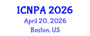 International Conference on Neutrino Physics and Astrophysics (ICNPA) April 20, 2026 - Boston, United States