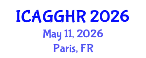 International Conference on Anti-Corruption, Good Governance and Human Rights (ICAGGHR) May 11, 2026 - Paris, France