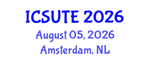 International Conference on Sustainable Urban Transport and Environment (ICSUTE) August 05, 2026 - Amsterdam, Netherlands