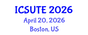 International Conference on Sustainable Urban Transport and Environment (ICSUTE) April 20, 2026 - Boston, United States