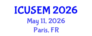 International Conference on Urban Systems Engineering and Management (ICUSEM) May 11, 2026 - Paris, France