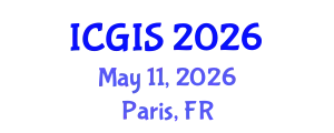 International Conference on Geographic Information Systems (ICGIS) May 11, 2026 - Paris, France