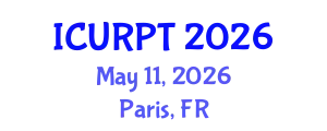 International Conference on Urban, Regional Planning and Transportation (ICURPT) May 11, 2026 - Paris, France