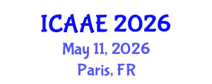 International Conference on Aerospace and Aviation Engineering (ICAAE) May 11, 2026 - Paris, France