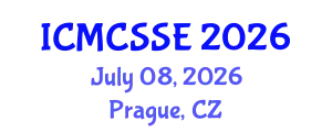 International Conference on Mathematical, Computational and Statistical Sciences and Engineering (ICMCSSE) July 08, 2026 - Prague, Czechia