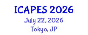 International Conference on Aerospace, Propulsion and Energy Sciences (ICAPES) July 22, 2026 - Tokyo, Japan