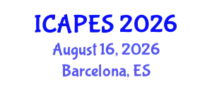 International Conference on Aerospace, Propulsion and Energy Sciences (ICAPES) August 16, 2026 - Barcelona, Spain