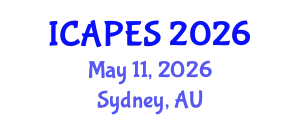 International Conference on Aerospace, Propulsion and Energy Sciences (ICAPES) May 11, 2026 - Sydney, Australia