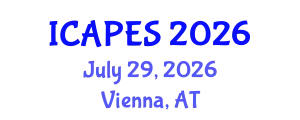 International Conference on Aerospace, Propulsion and Energy Sciences (ICAPES) July 29, 2026 - Vienna, Austria