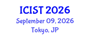International Conference on Intelligent Systems and Technologies (ICIST) September 09, 2026 - Tokyo, Japan