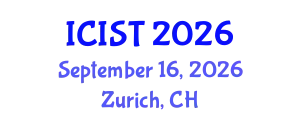International Conference on Intelligent Systems and Technologies (ICIST) September 16, 2026 - Zurich, Switzerland