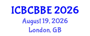 International Conference on Bioinformatics, Computational Biology and Biomedical Engineering (ICBCBBE) August 19, 2026 - London, United Kingdom