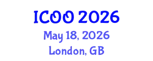 International Conference on Ophthalmology and Optometry (ICOO) May 18, 2026 - London, United Kingdom