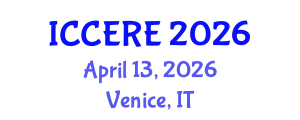 International Conference on Civil and Earth Resources Engineering (ICCERE) April 13, 2026 - Venice, Italy