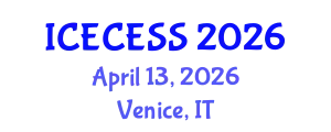 International Conference on Environmental, Cultural, Economic and Social Sustainability (ICECESS) April 13, 2026 - Venice, Italy