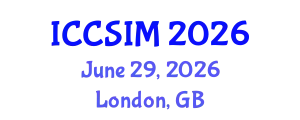 International Conference on Computer Science and Information Management (ICCSIM) June 29, 2026 - London, United Kingdom