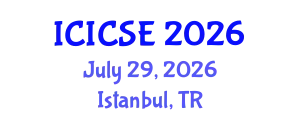 International Conference on Intelligent Control Systems Engineering (ICICSE) July 29, 2026 - Istanbul, Turkey