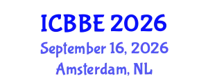 International Conference on Bioinformatics and Biochemical Engineering (ICBBE) September 16, 2026 - Amsterdam, Netherlands