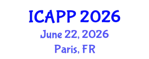 International Conference on Applied Psychology (ICAPP) June 22, 2026 - Paris, France