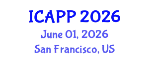 International Conference on Applied Psychology (ICAPP) June 01, 2026 - San Francisco, United States