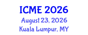 International Conference on Molecular Ecology (ICME) August 23, 2026 - Kuala Lumpur, Malaysia
