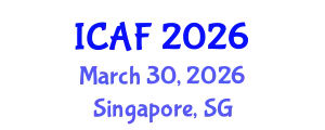 International Conference on Accounting and Finance (ICAF) March 30, 2026 - Singapore, Singapore