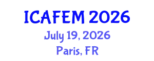 International Conference on Applied Financial Economics and Management (ICAFEM) July 19, 2026 - Paris, France