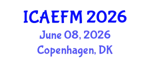 International Conference on Applied Economics and Financial Management (ICAEFM) June 08, 2026 - Copenhagen, Denmark